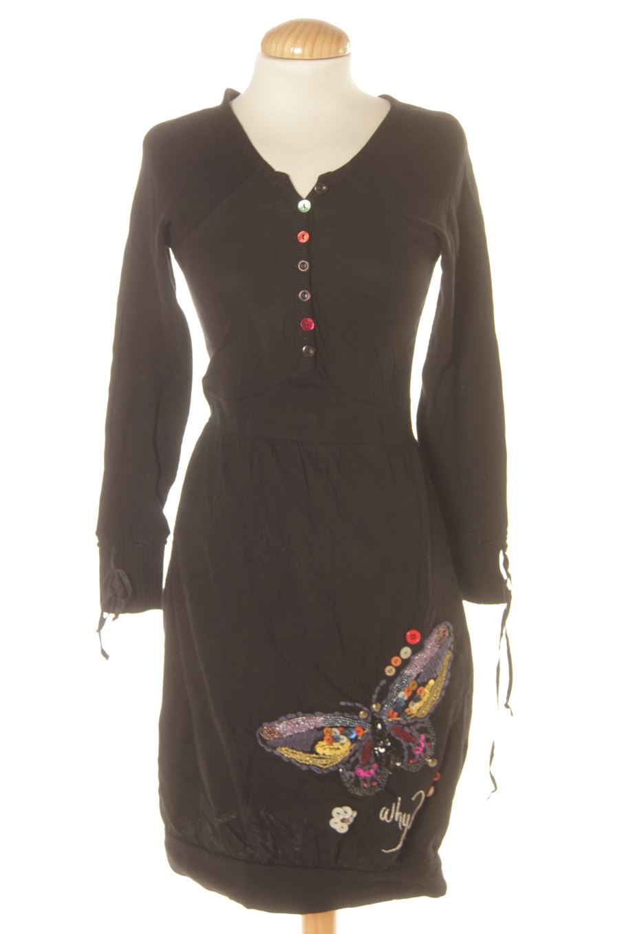 Einfaches Kleid von Desigual Größe XS, Farbe Aufdruck, für
