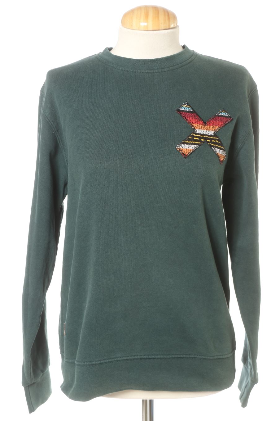 Sweat blue banana de la taille XS, de couleur vert