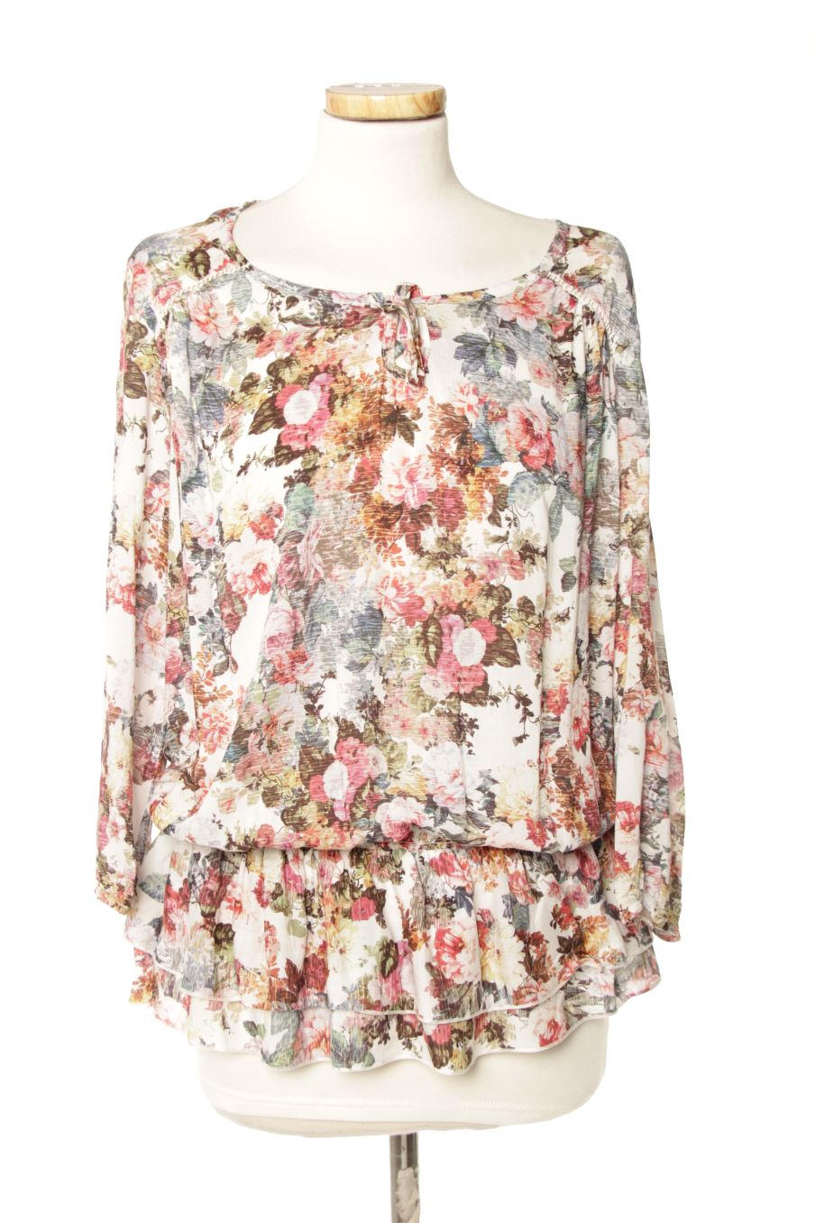 Blouse à manches longues Bréal Collection de la taille 38, de couleur fleurs