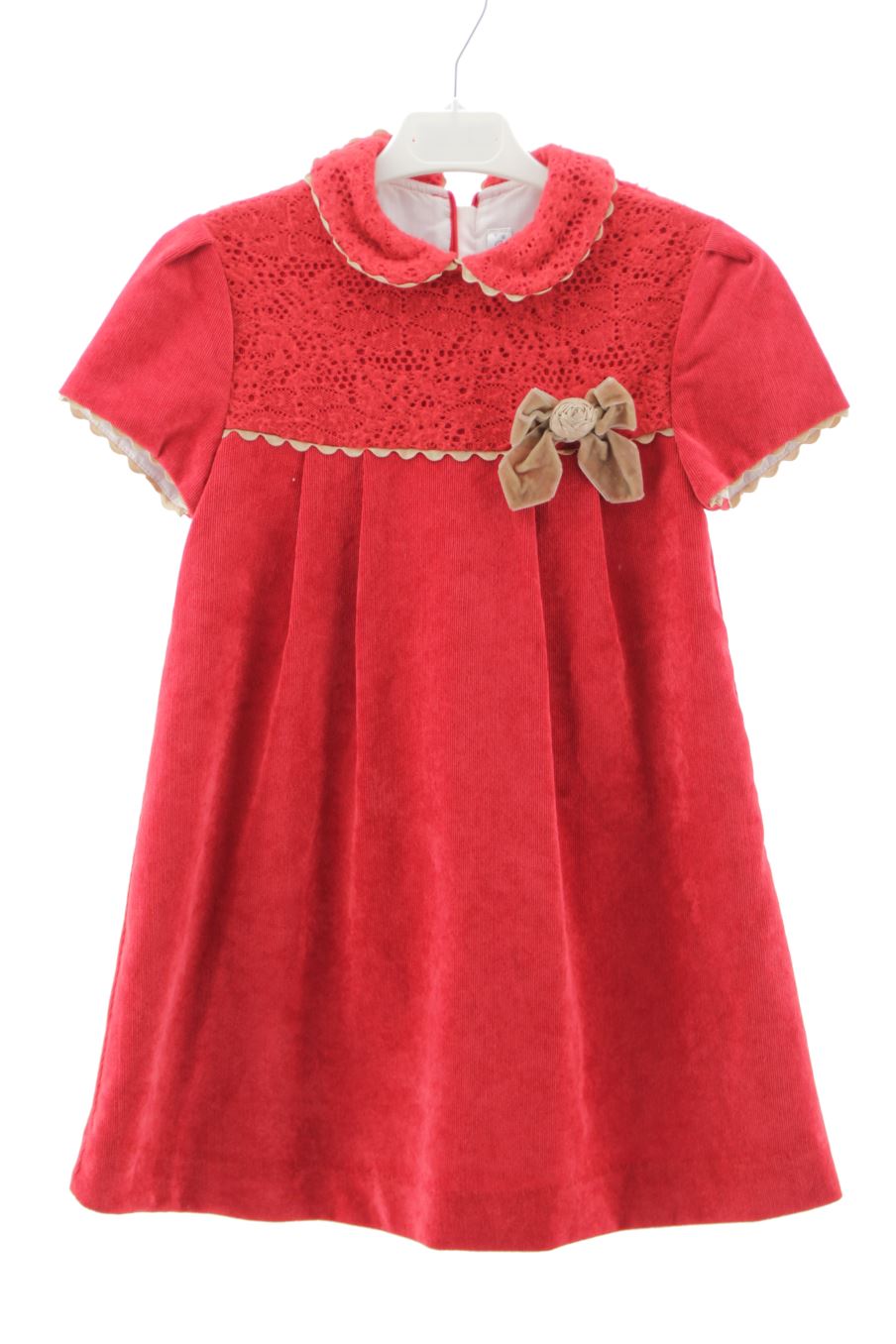 Vestido de Miranda de la talla 8 años de pana de segunda mano