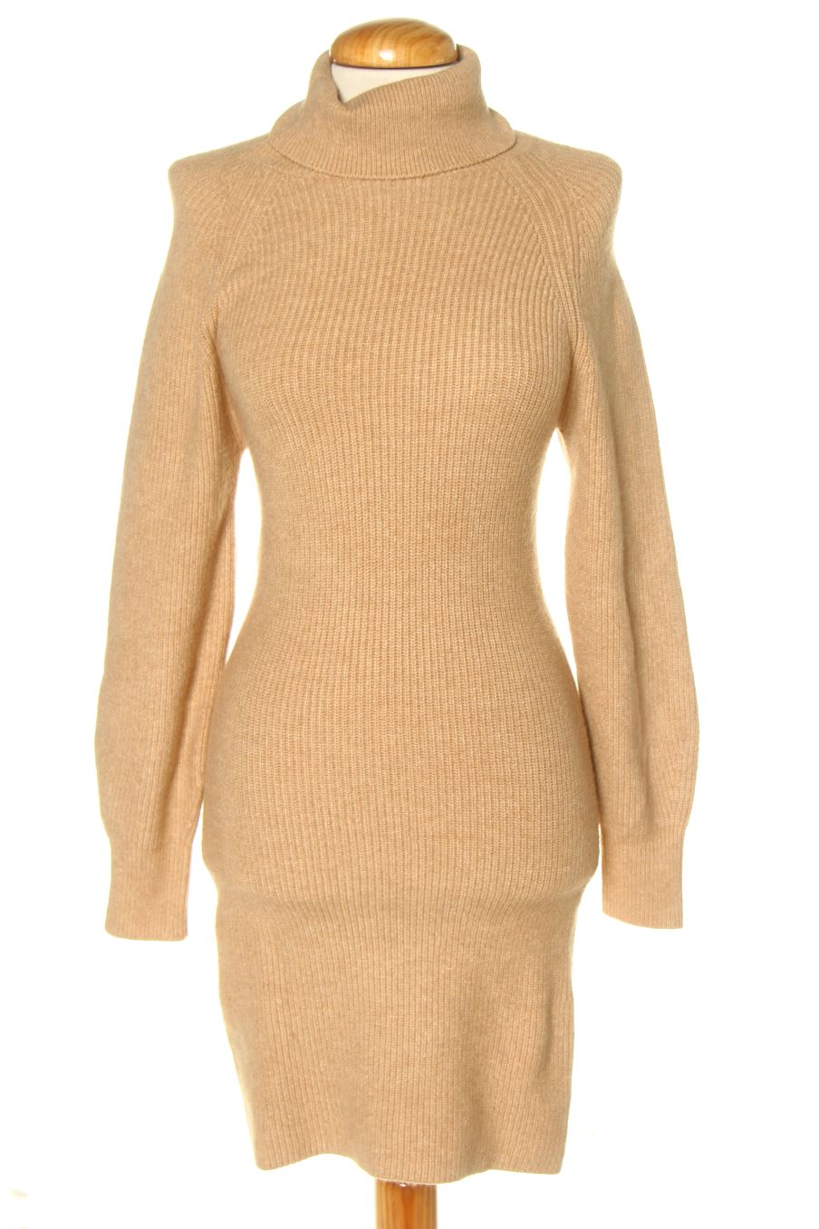 Robe casual Mango de la taille XS, de couleur beige