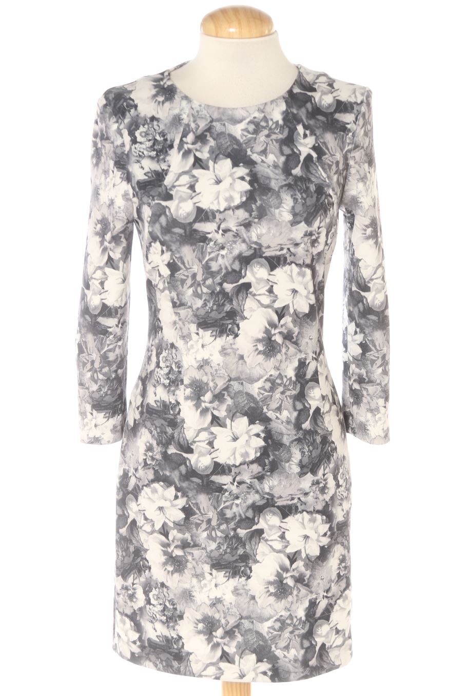 Einfaches Kleid von Zara Größe XS, Farbe Geblümt, für