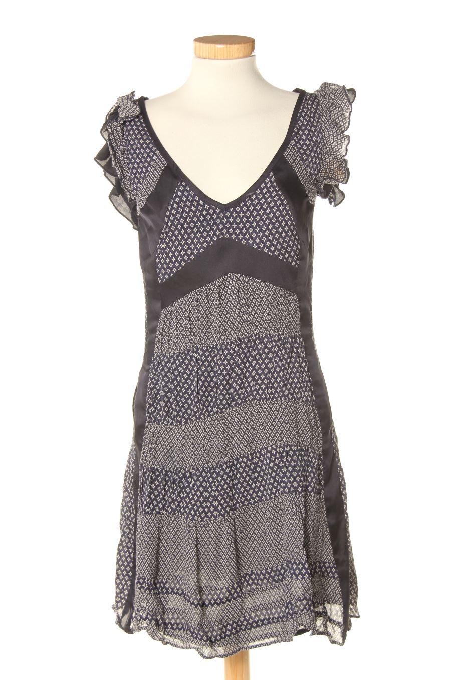 Robe casual Mango de la taille S, de couleur bleu marine