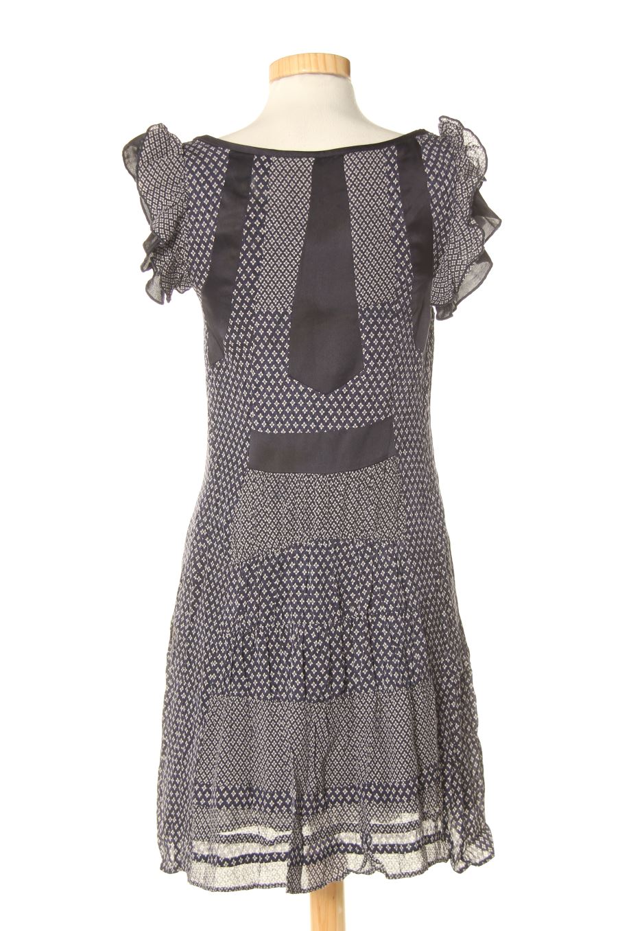Robe casual Mango de la taille S, de couleur bleu marine