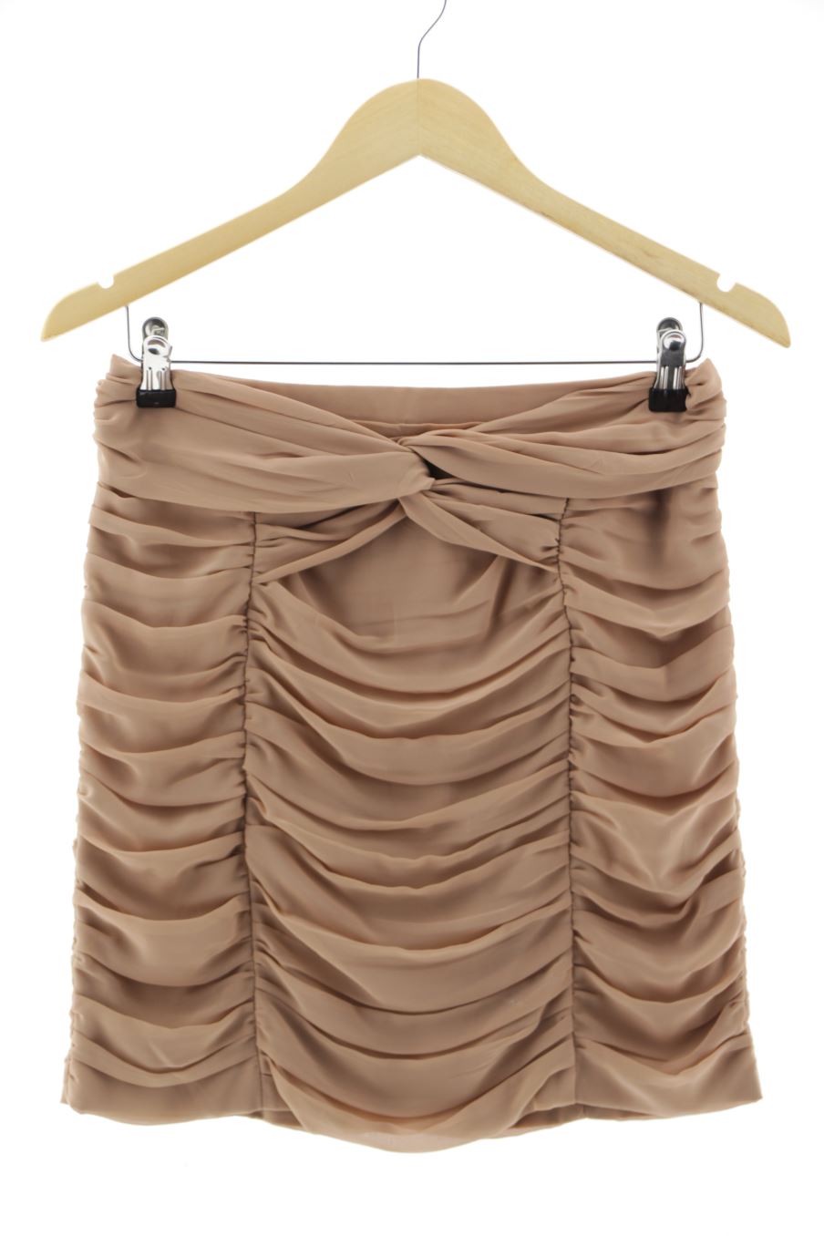Falda de H&M de la talla 38, de color marrón