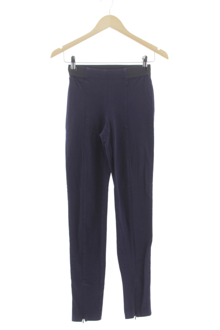 Pantalon H&M de la taille 34, de couleur bleu marine