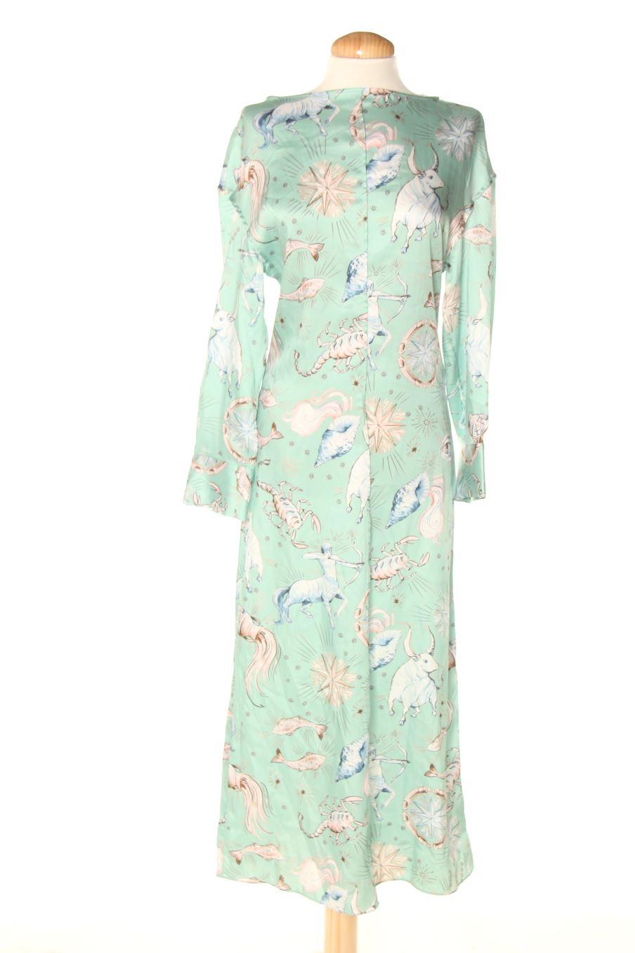 Robe casual Zara de la taille XS, de couleur vert