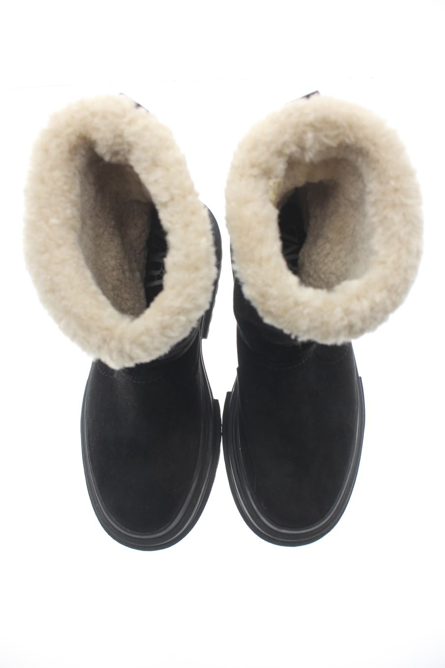 Botines de Zara de la talla 37, de color negro de