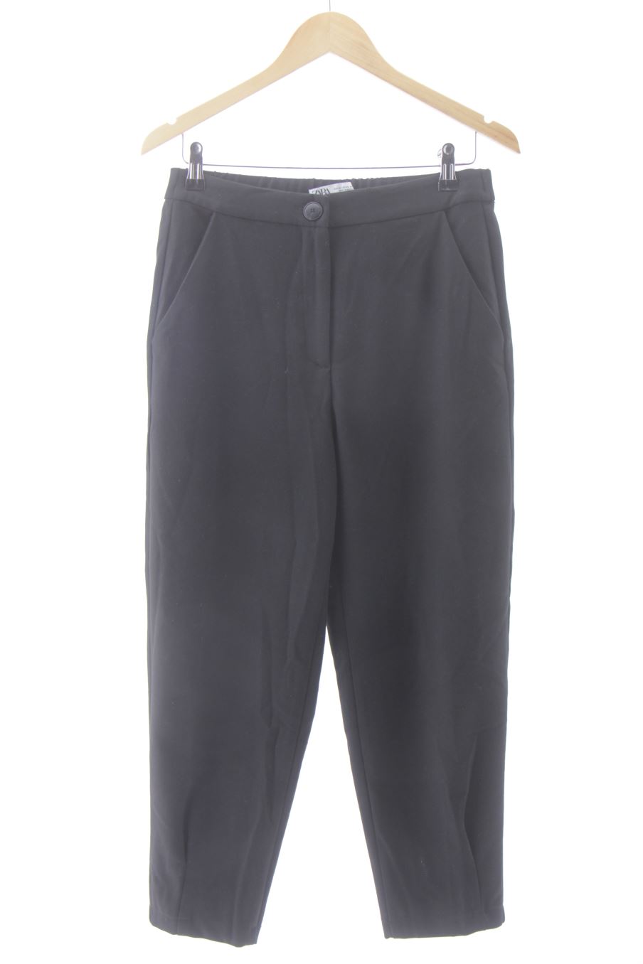 Pantalón de Zara de la talla XS, de color negro