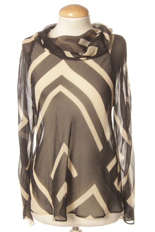 Blusa a maniche lunghe