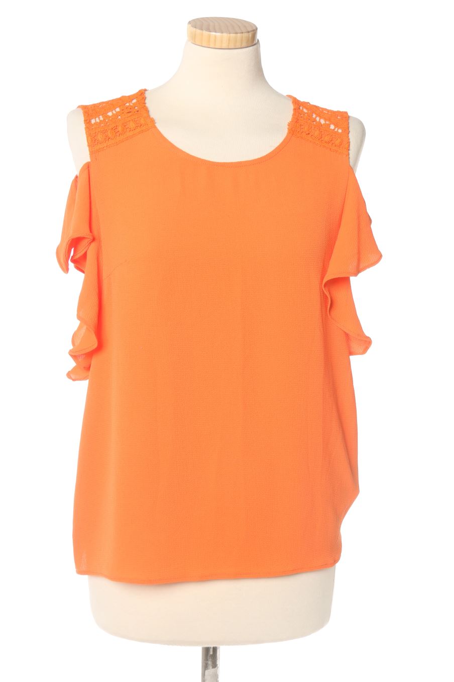 Blouse à manches courtes Morgan de toi de la taille 36, de couleur orange