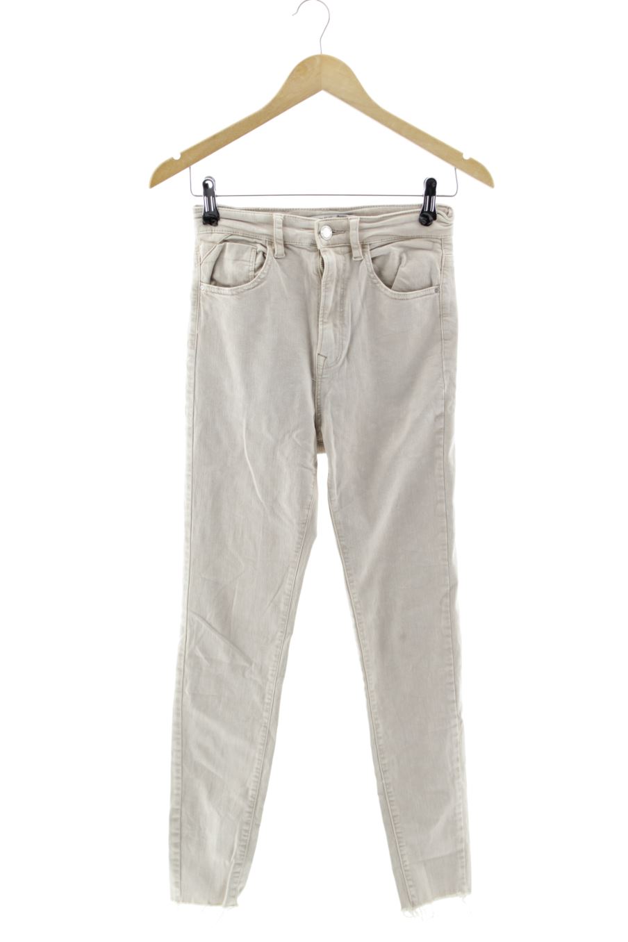 Jeans Stradivarius de la taille 36, de couleur beige de denim