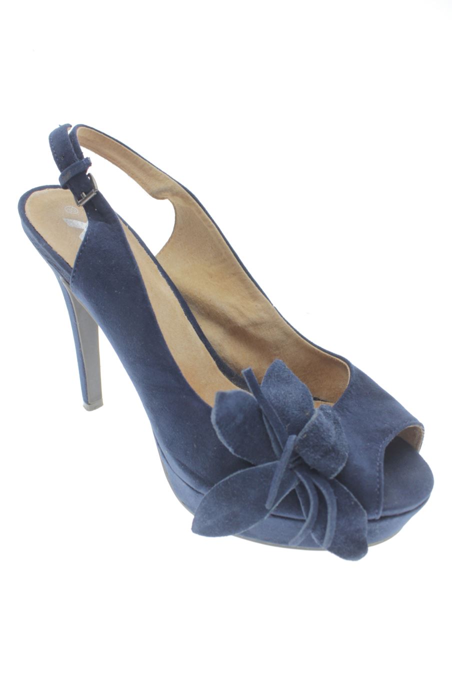 Sandalias tacon de Xti de la talla 39, de color azul marino de