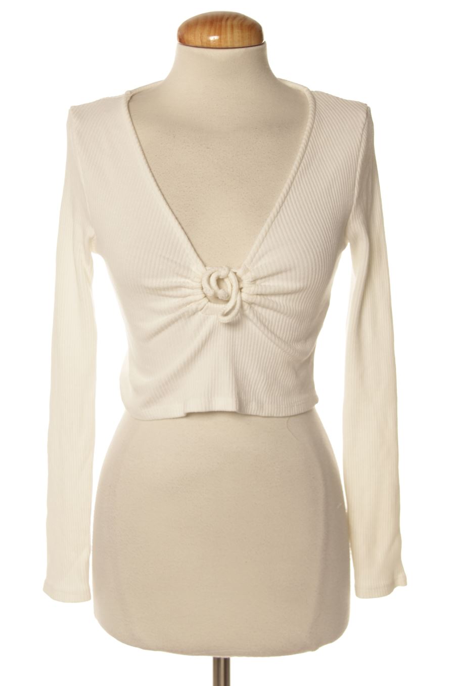 Top Pull & Bear de la taille L, de couleur blanc