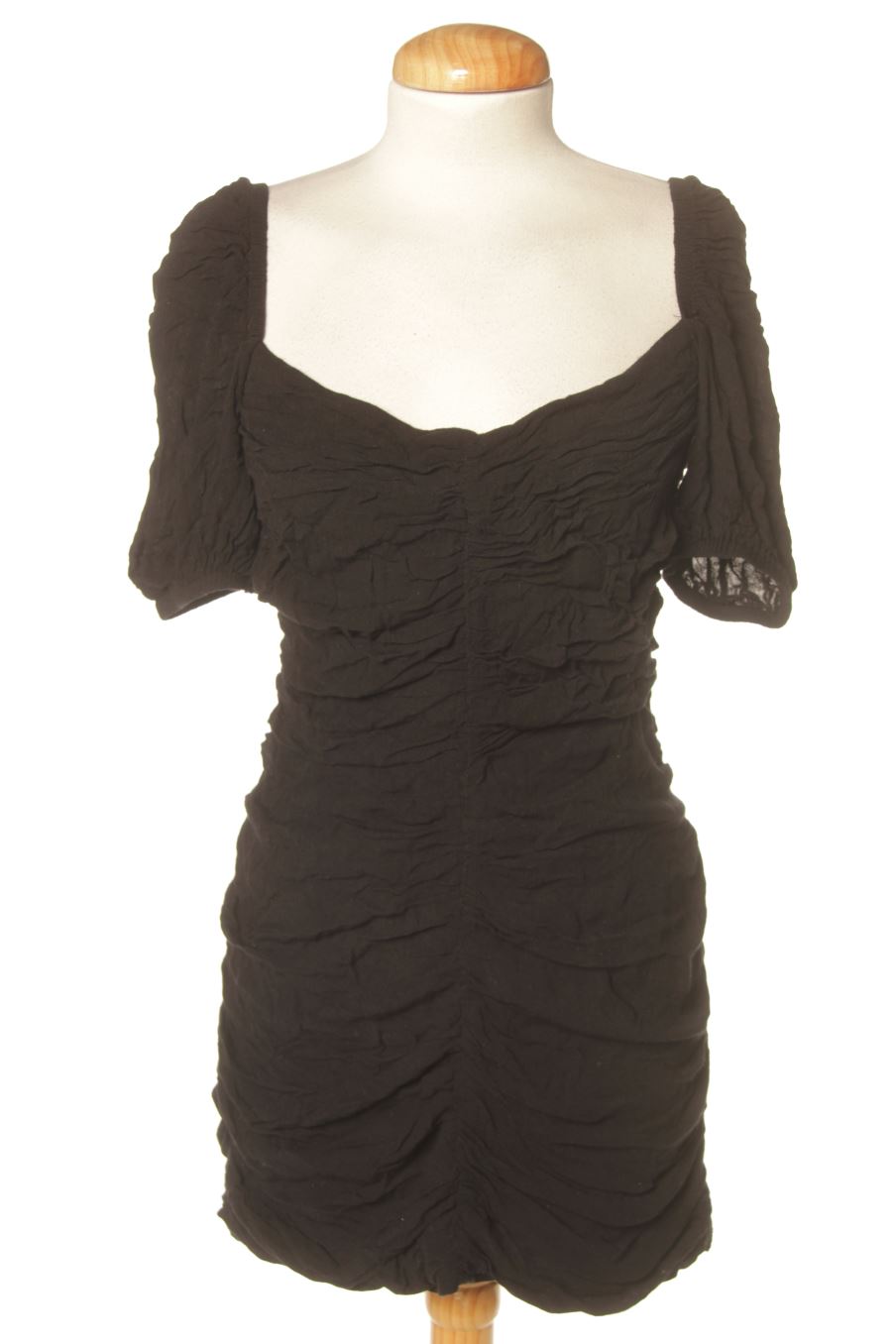 Robe casual Stradivarius de la taille S, de couleur noir