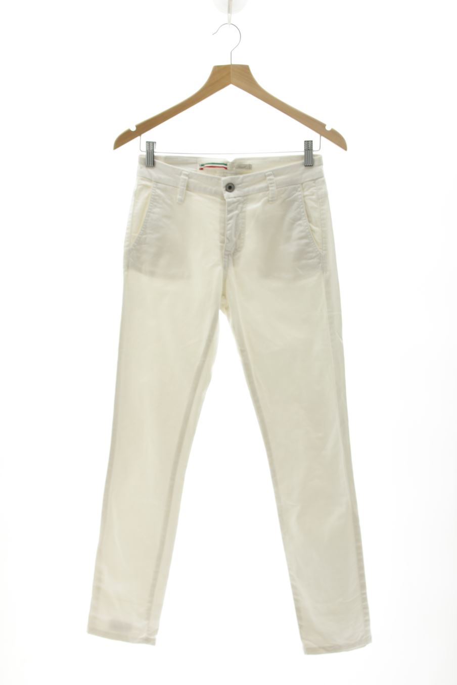 Pantaloni casual de Please de la talla S, de color bianco