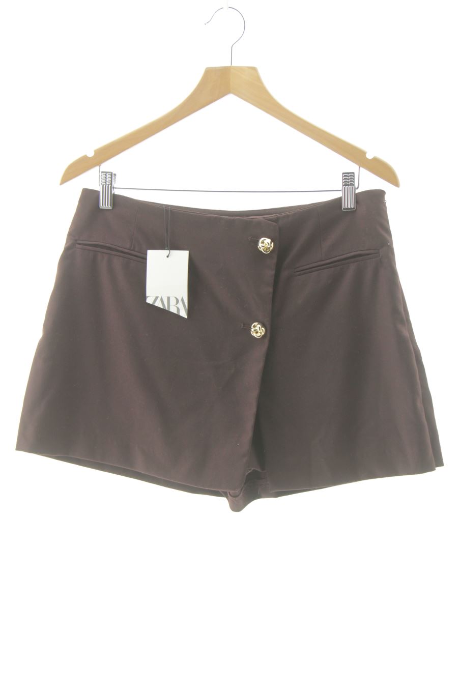 Kurze Hose von Zara Größe L, Farbe Bordeaux, für
