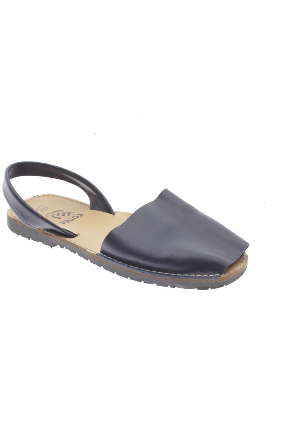 Sandalias planas de Pasos de la talla 37, de color azul marino de