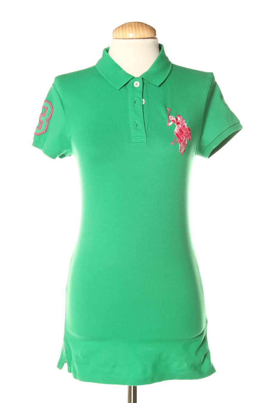 Polo de U.S. POLO ASSN. de la talla S, de color verde