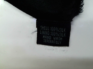 Faldas de PERCENTIL de la talla L, de color negro de seda