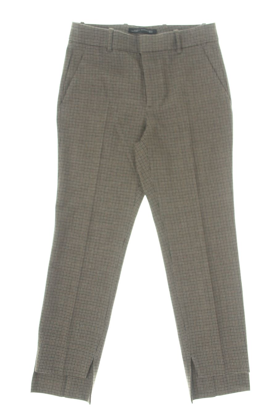 Pantaloni de Zara de la talla 34, de color quadri