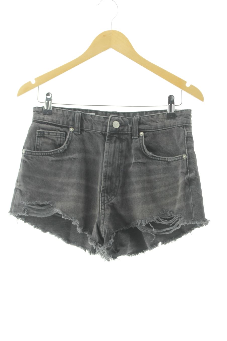Pantaloni corti de Zara de la talla 38, de color nero