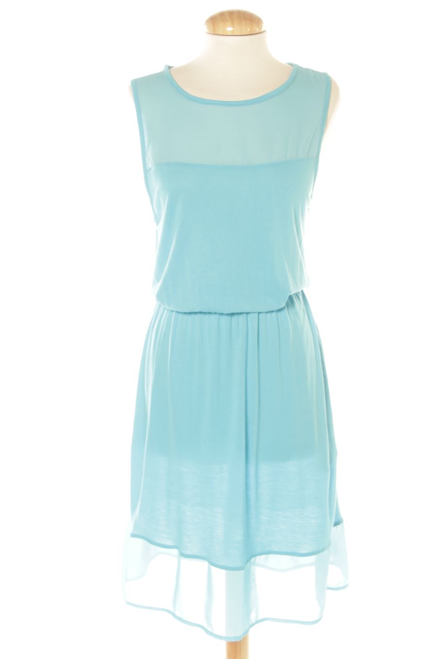 Robe casual H&M de la taille S, de couleur bleu