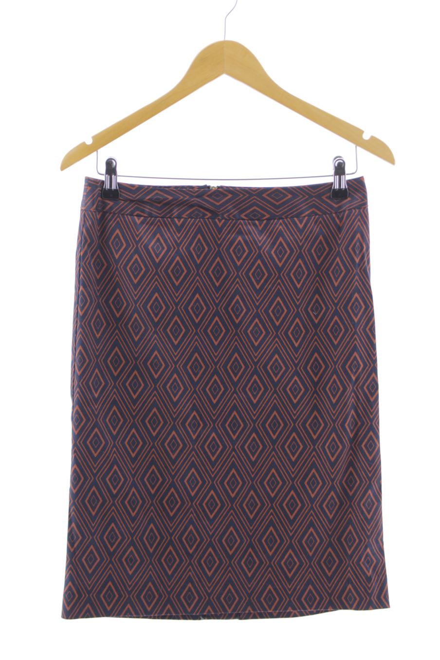 Falda de La redoute de la talla 38, de color azul marino