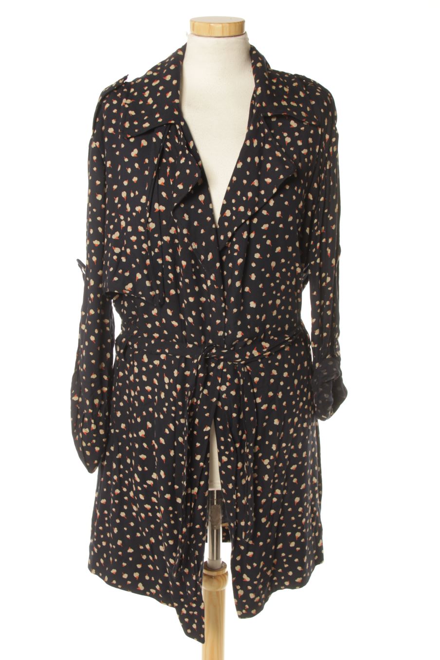 Abrigo de Zara de la talla S, de color azul marino