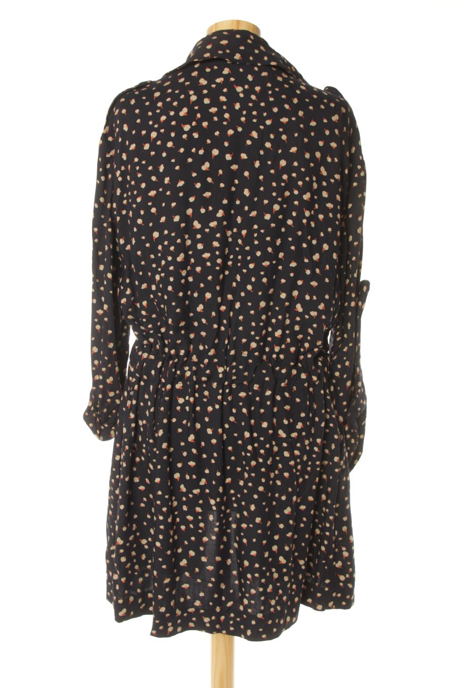 Abrigo de Zara de la talla S, de color azul marino