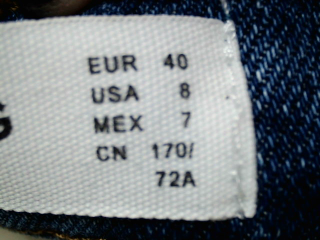 Vaqueros de Mango de la talla 40, de color azul de ropa vaquera