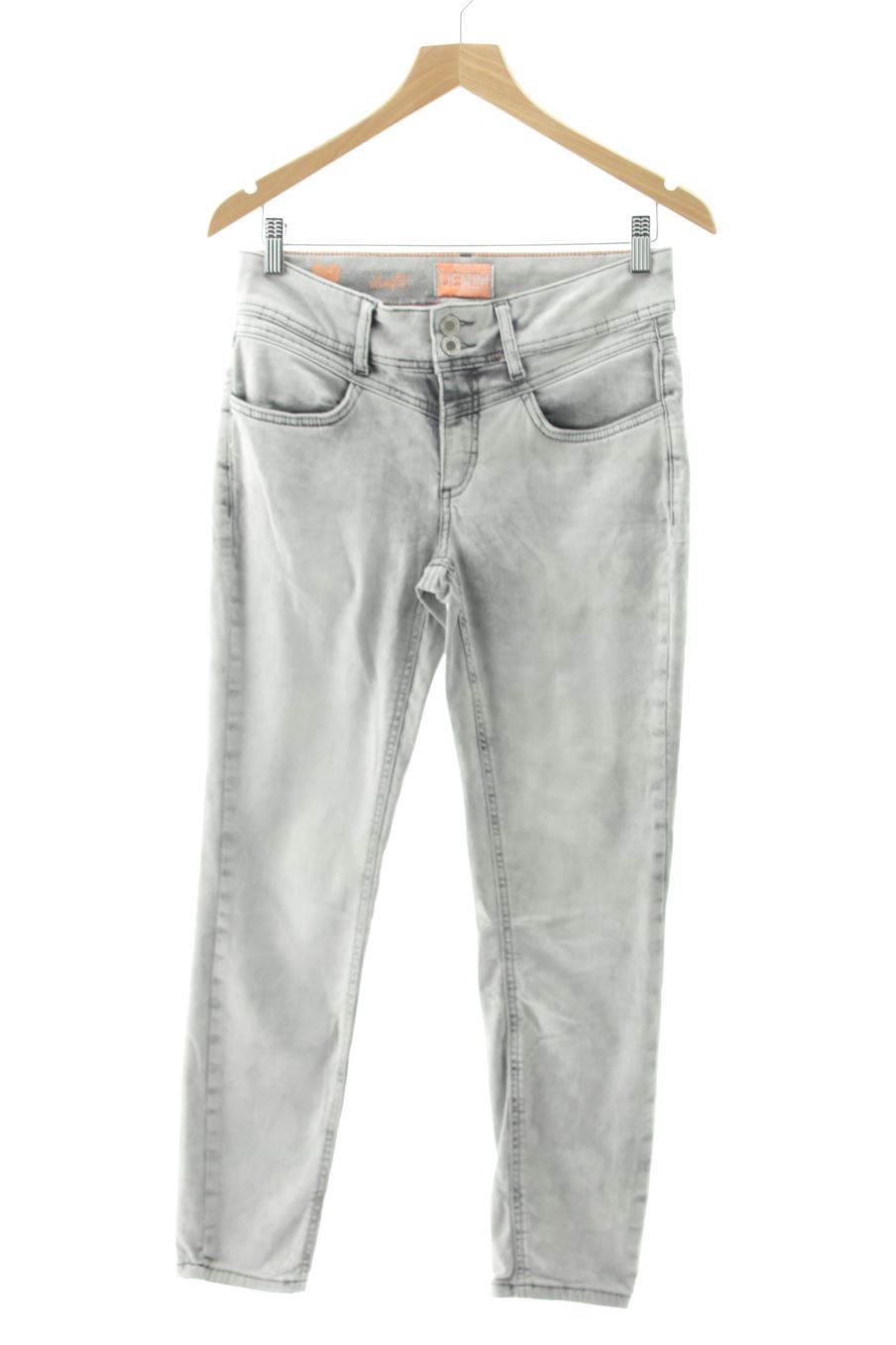 Vaquero de Street one de la talla 38, de color gris de ropa vaquera