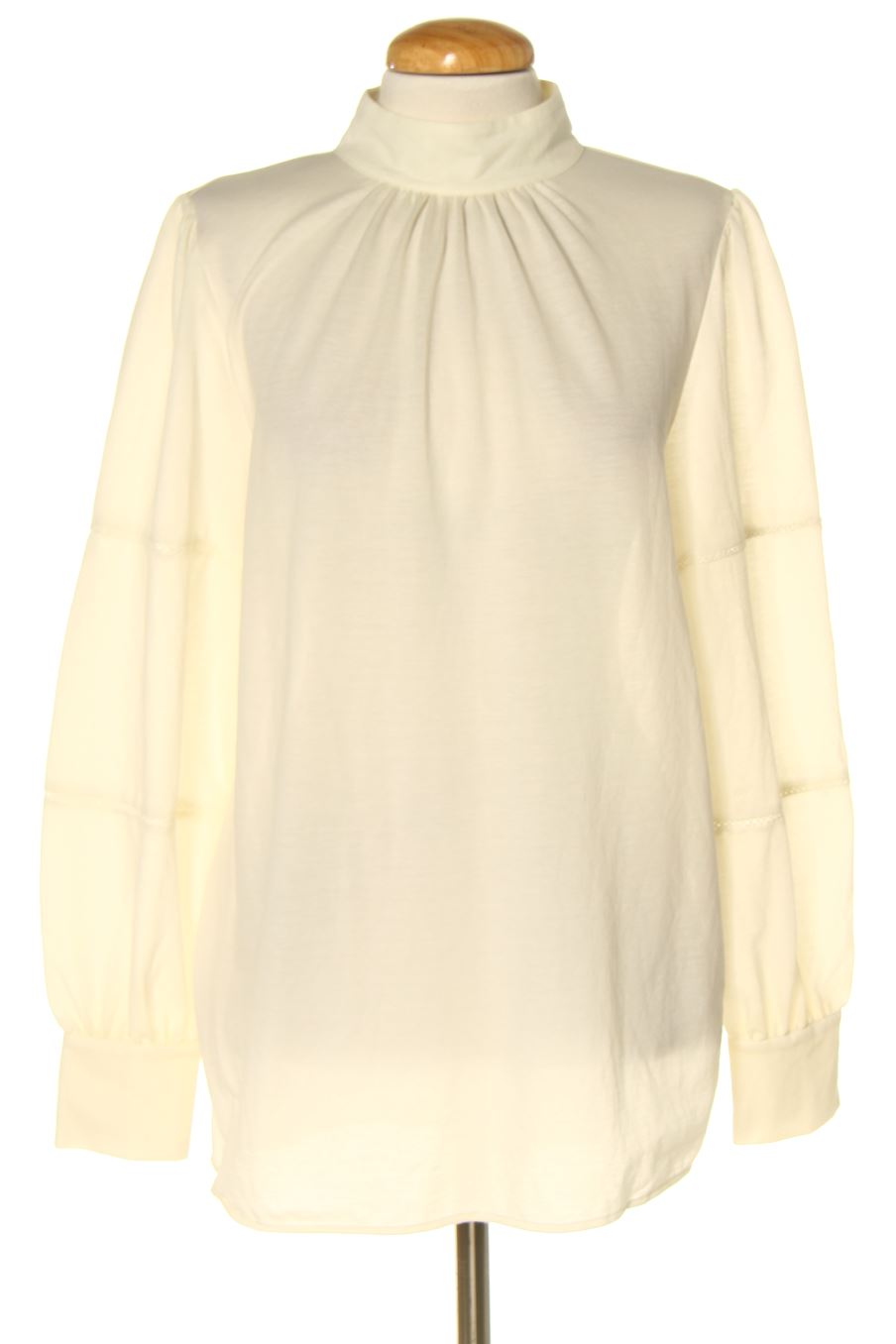Blouse à manches longues Massimo Dutti de la taille M, de couleur beige