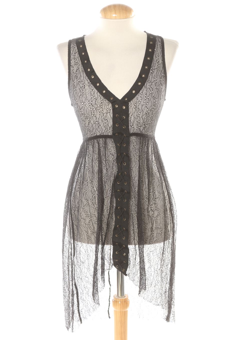 Robe casual Bershka de la taille XS, de couleur noir