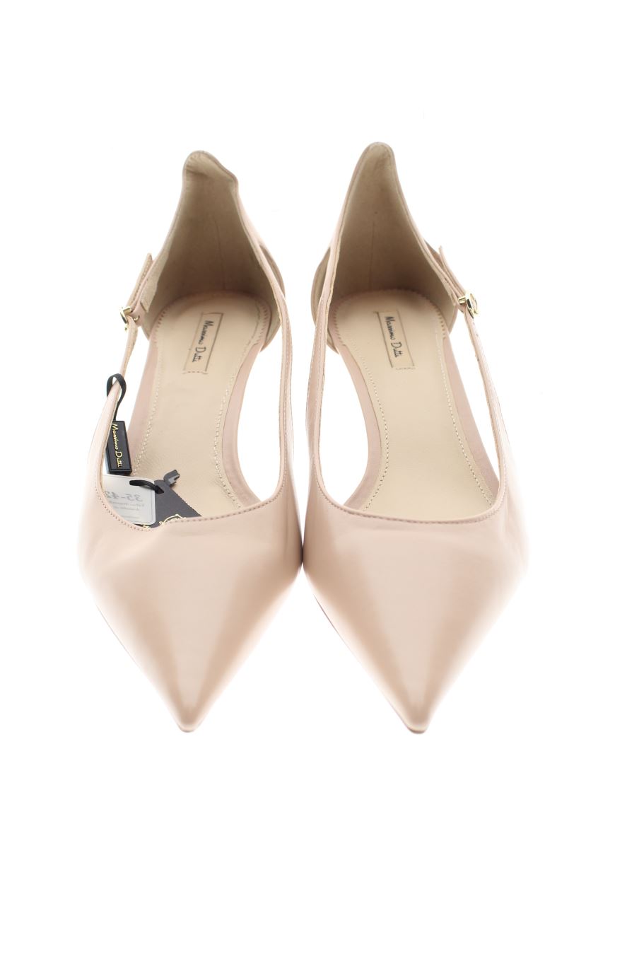 Sandalias tacon de Massimo Dutti de la talla 42, de color rosa de