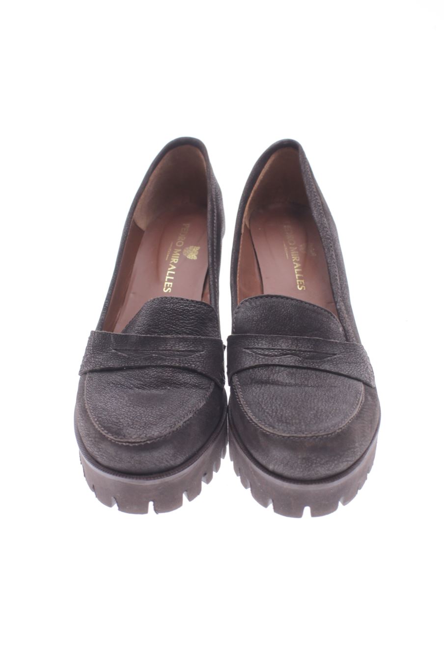 Zapatos de tacon de Pedro Miralles de la talla 40, de color marrón de