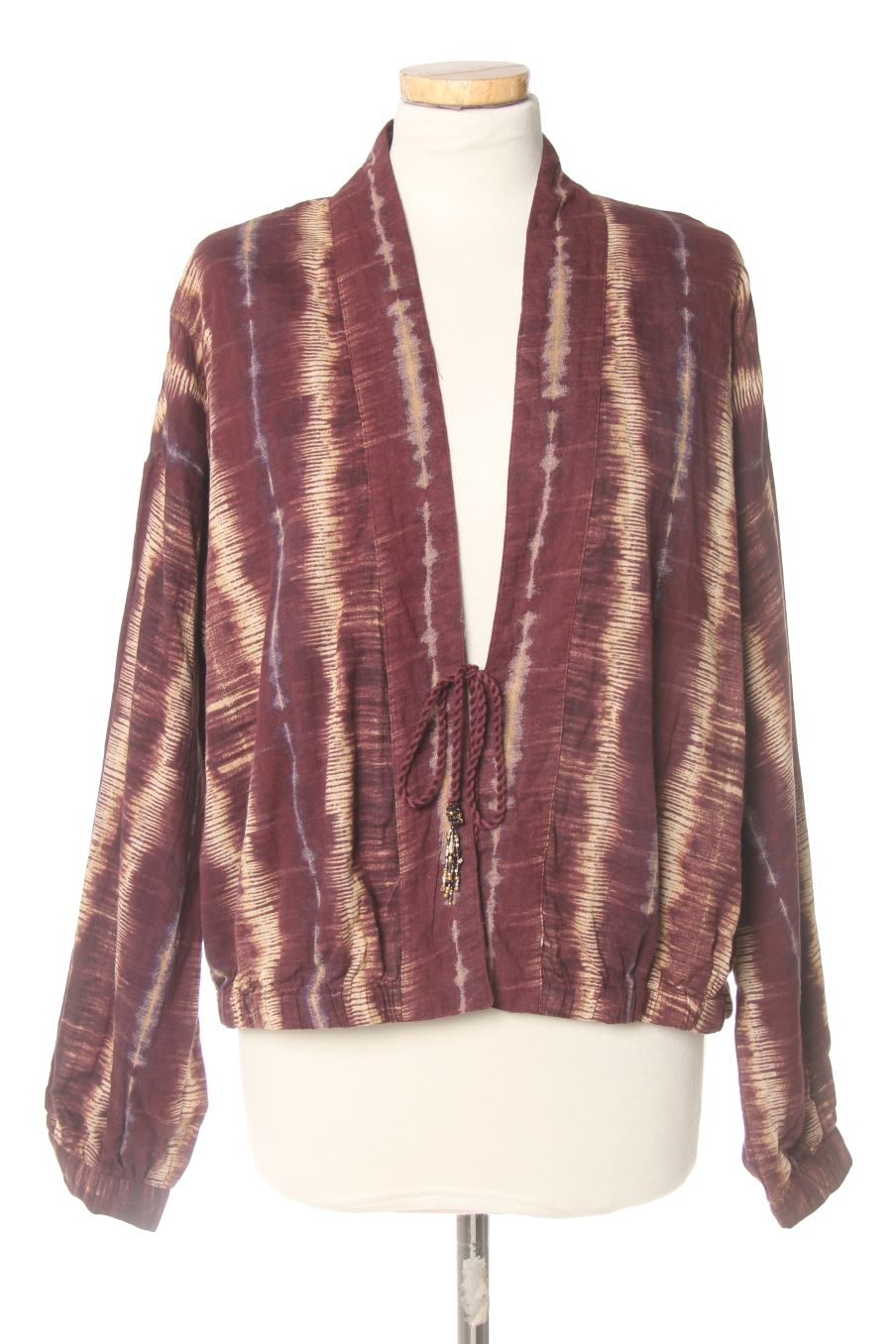 Kimono de Pull & Bear de la talla S, de color burdeos