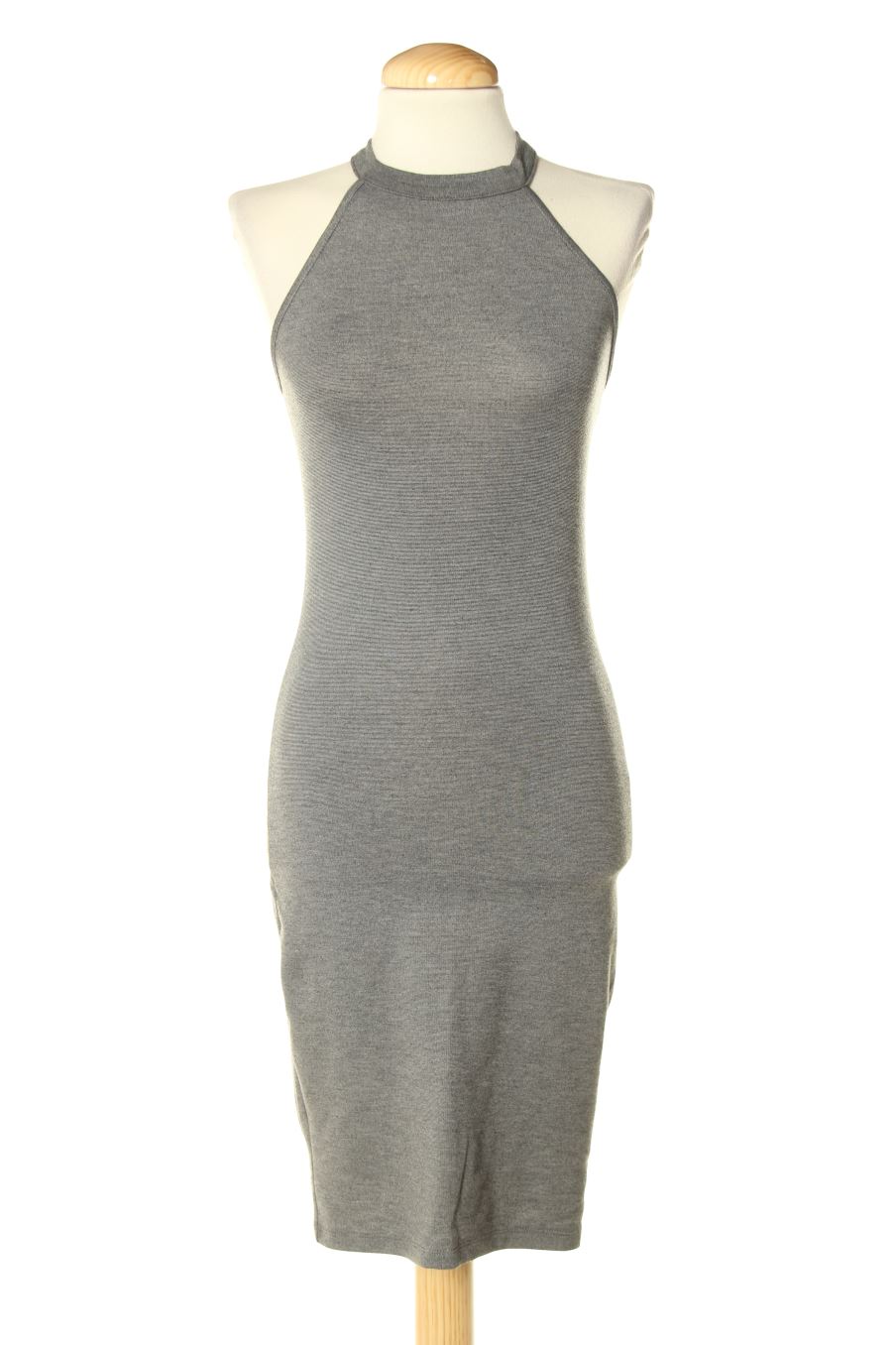 Robe casual Trafaluc de la taille M, de couleur gris