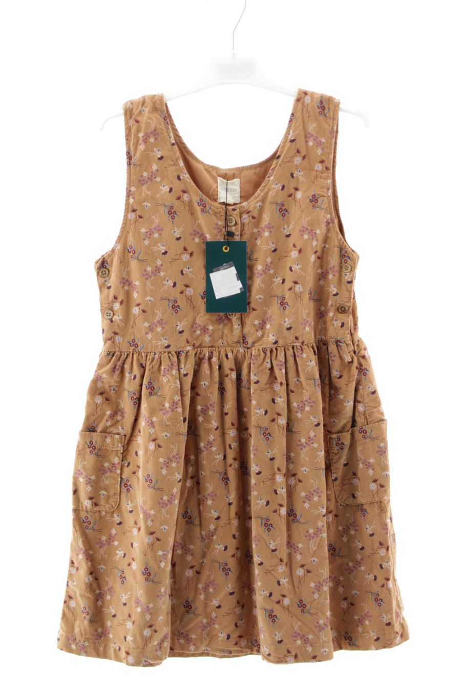 Robe Gocco de la taille 11 ans de velours côtelé avec une étiquette