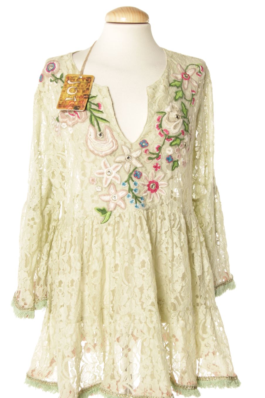 Blusa de manga larga de JOT de la talla M, de color verde