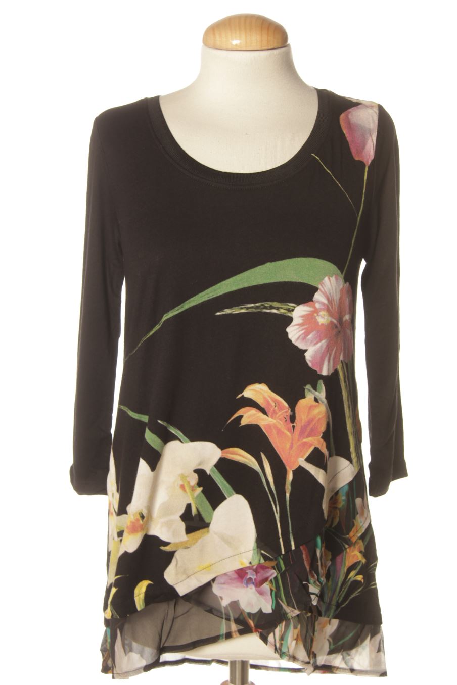 Maglietta a maniche lunghe de Desigual de la talla XS, de color nero