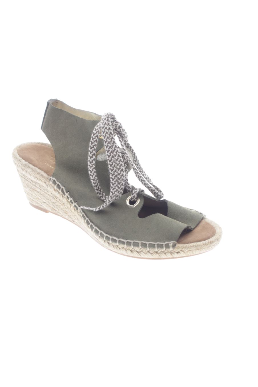 Sandalen mit Absatz von MAYPOL in der Grösse 39, in der Farbe grün aus