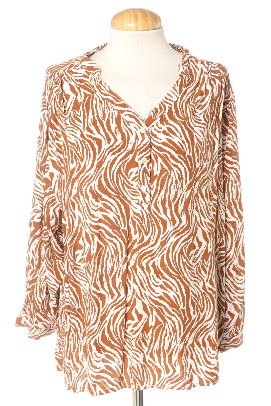 Blusa de manga larga de MELYA MELODY de la talla M, de color estampado