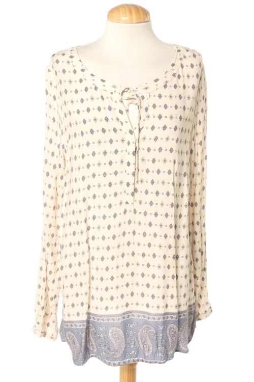 Blusa a maniche lunghe