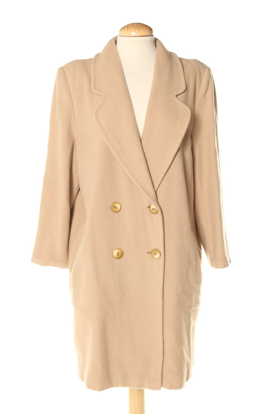 Abrigos de Lambswool de la talla 42, de color beige