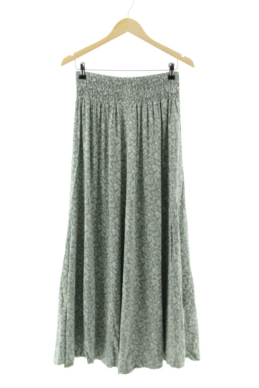 Jupe Boho Marron Clair Taille M - Fabriquée En Italie, Occasion En Très Bon état, Style à Enfiler