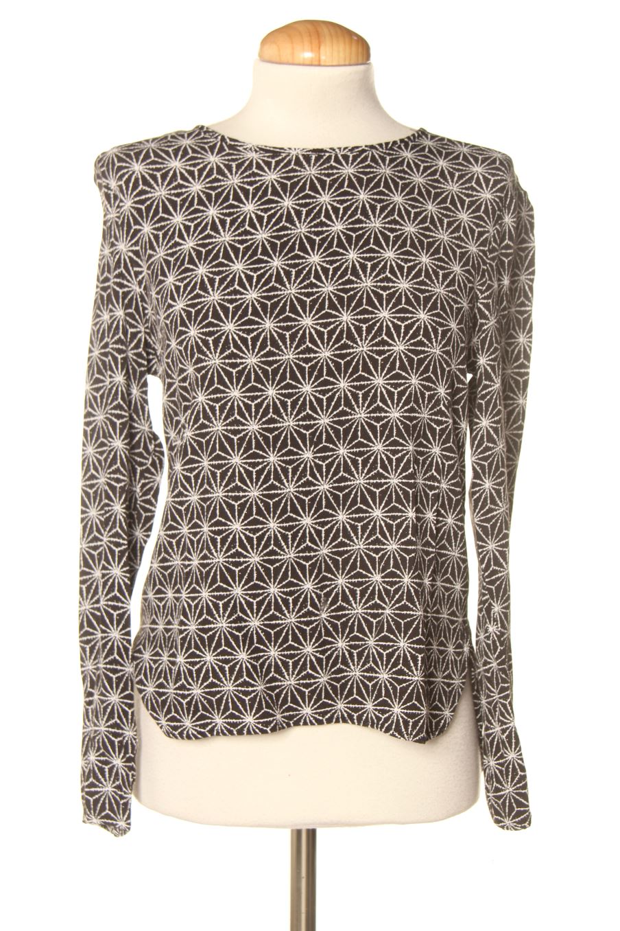 Blouse à manches longues H&M de la taille 34, de couleur noir