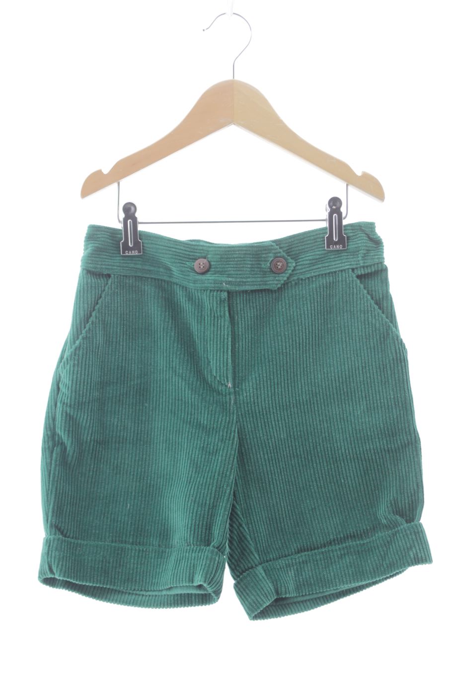Pantalón corto de Marta Sedano de la talla 10 años de pana de segunda mano
