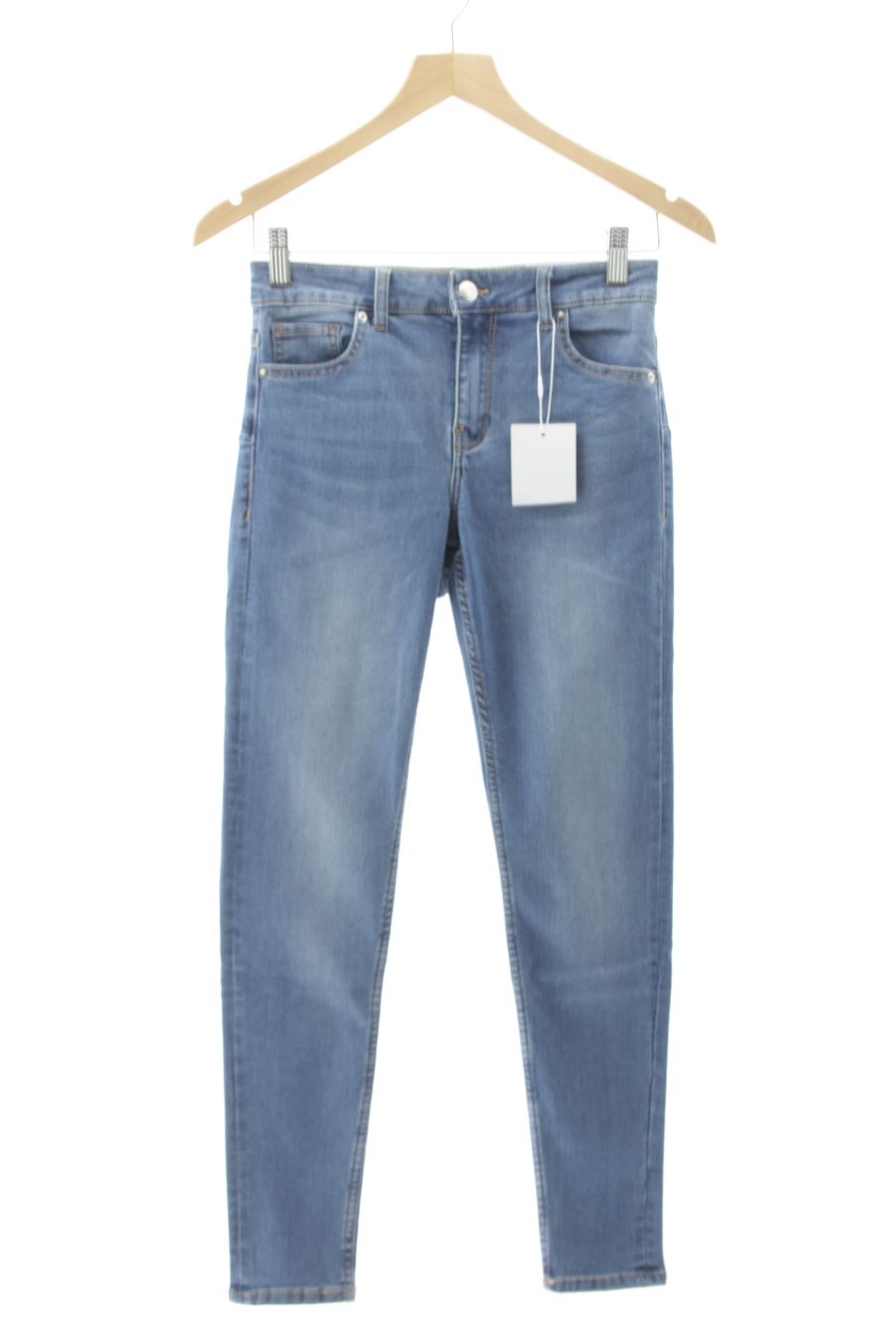 Jeans Bershka de la taille 36, de couleur bleu de denim