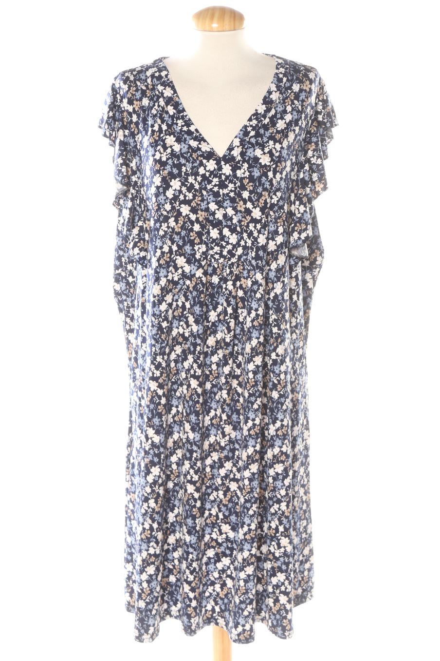Einfaches Kleid von Vetistyle Größe 54, Farbe Geblümt, für